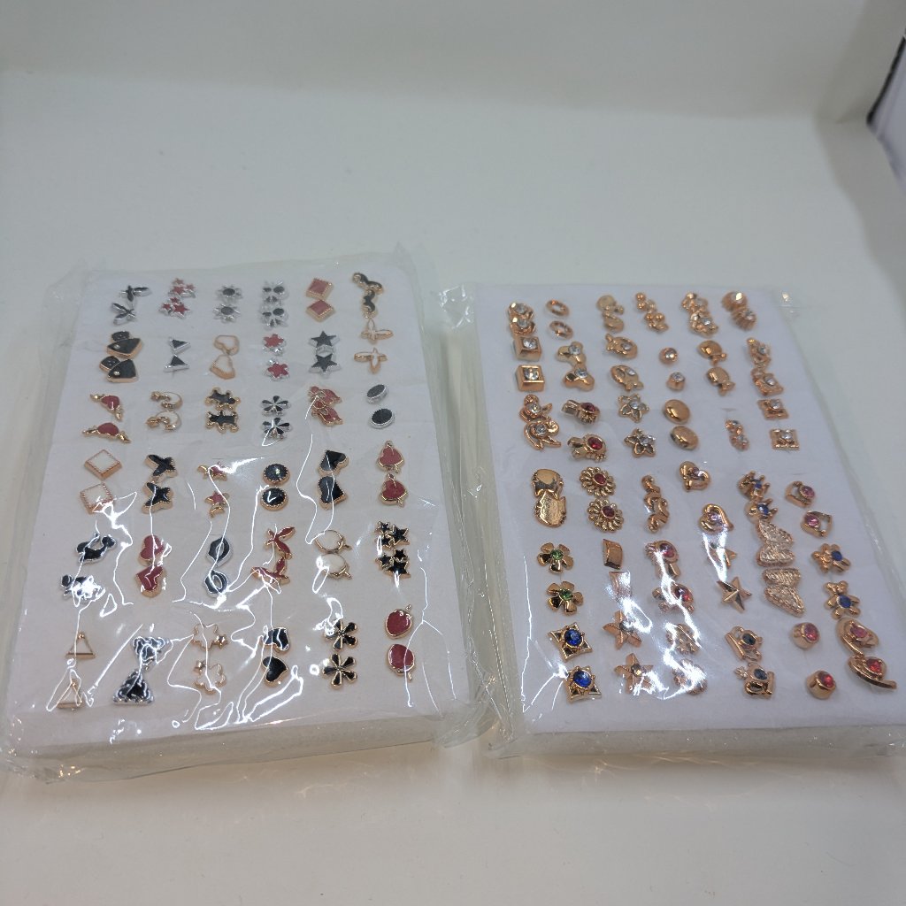 72 Gold And Silver Earrings Brand New Metal